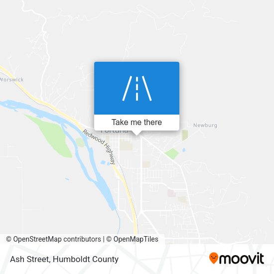 Ash Street map