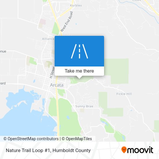 Nature Trail Loop #1 map