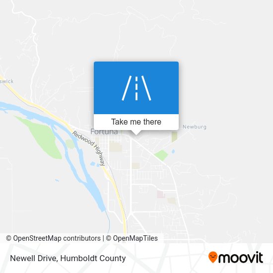 Newell Drive map