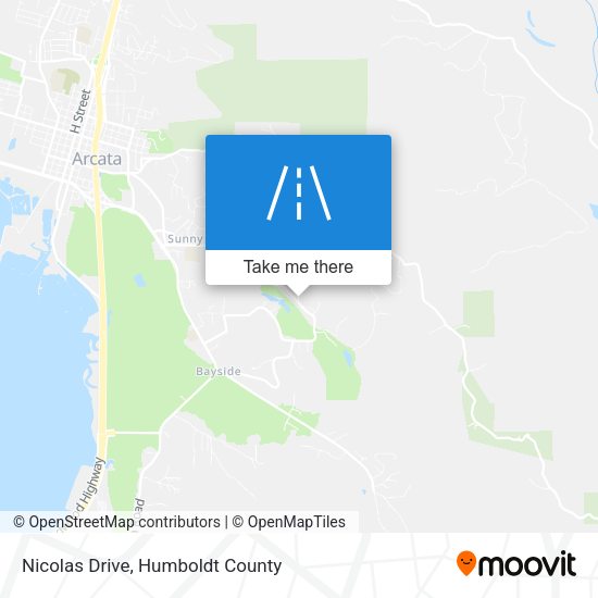 Nicolas Drive map