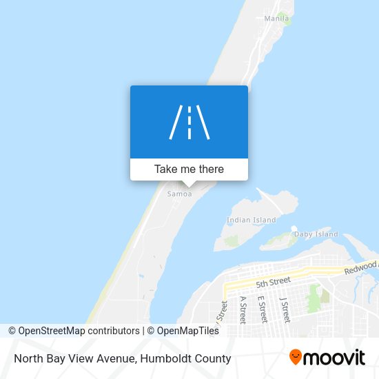 North Bay View Avenue map
