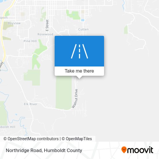 Northridge Road map