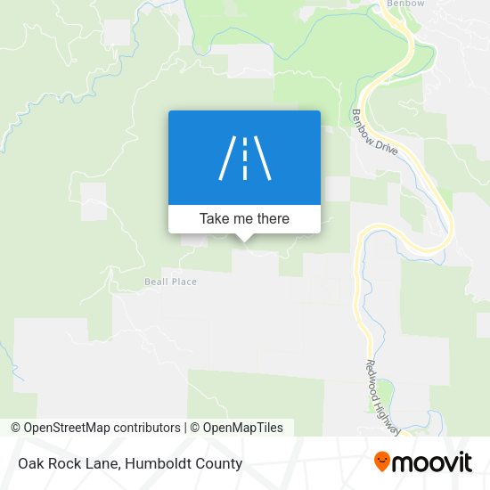 Oak Rock Lane map