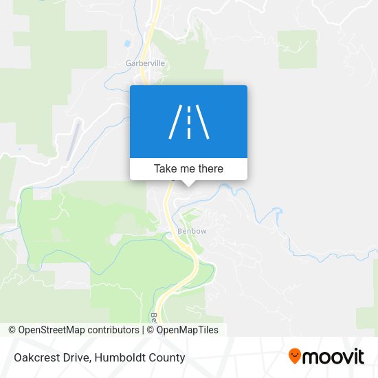 Mapa de Oakcrest Drive
