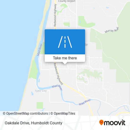 Mapa de Oakdale Drive