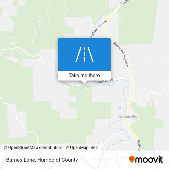 Barnes Lane map