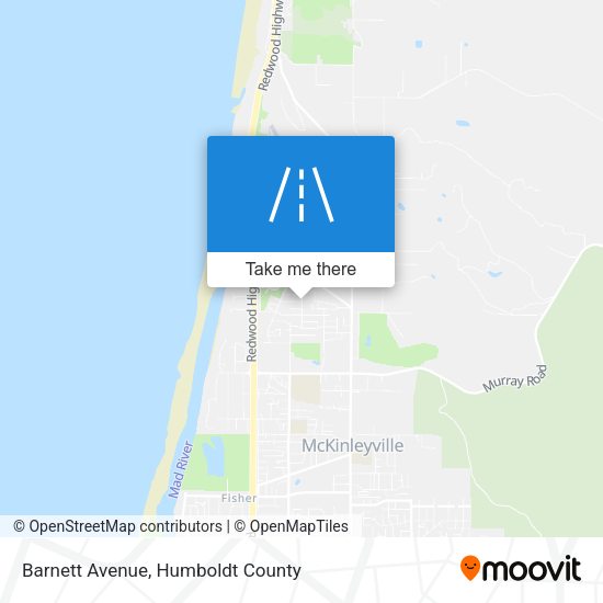 Mapa de Barnett Avenue