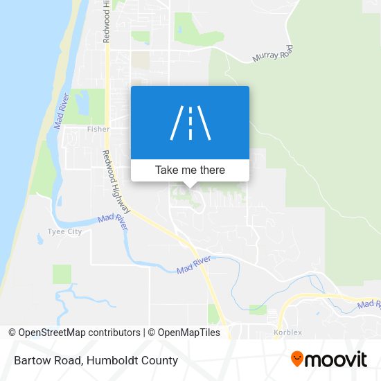 Mapa de Bartow Road