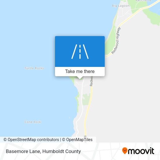 Basemore Lane map