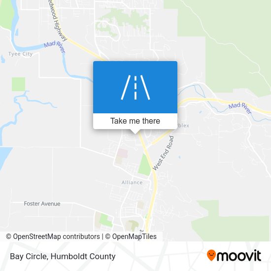 Bay Circle map