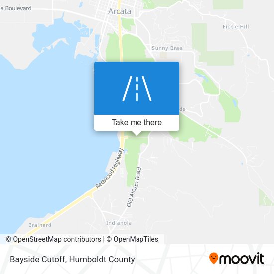 Bayside Cutoff map