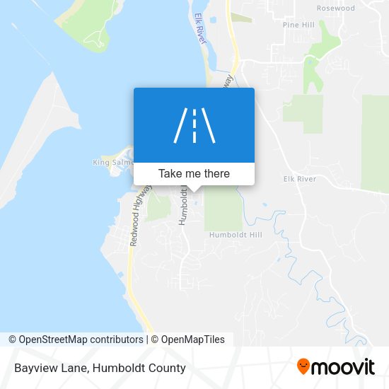 Mapa de Bayview Lane