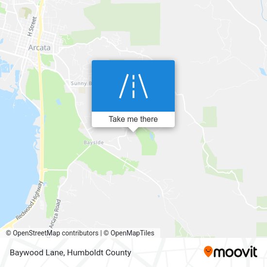 Baywood Lane map