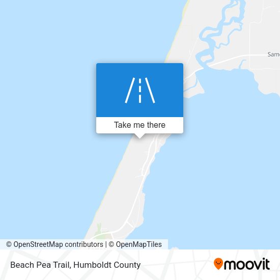 Mapa de Beach Pea Trail