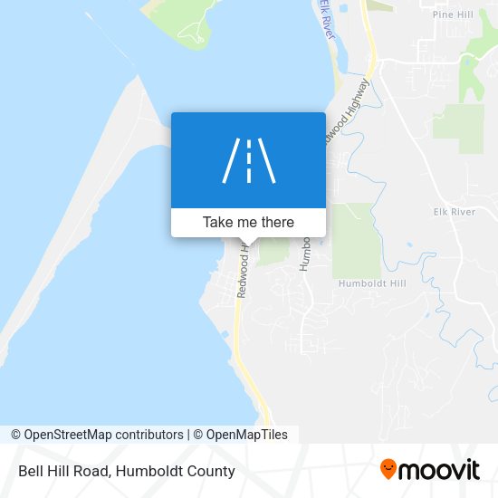 Bell Hill Road map