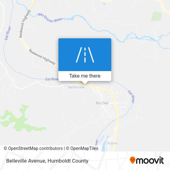 Mapa de Belleville Avenue