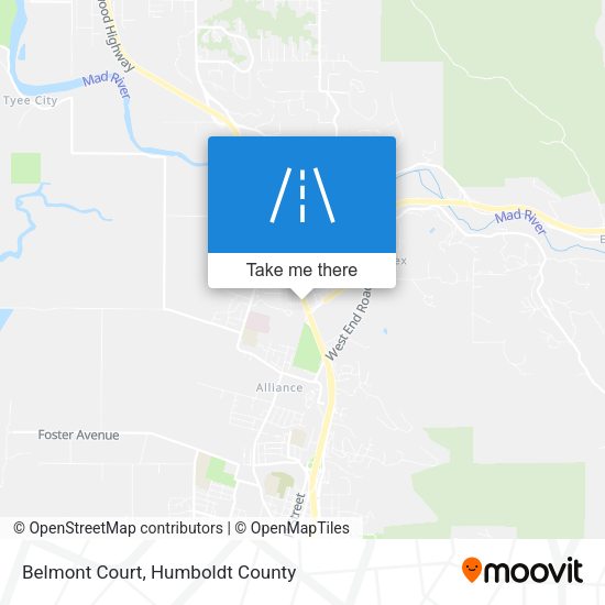 Belmont Court map