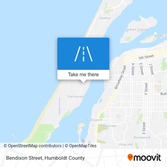 Bendixon Street map
