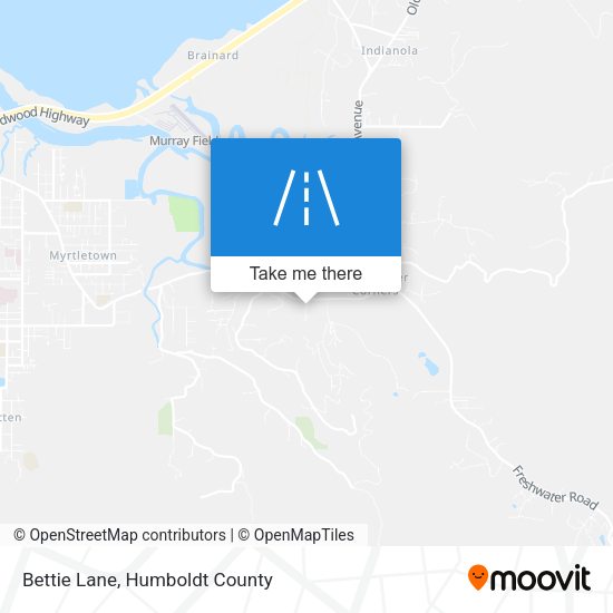 Mapa de Bettie Lane