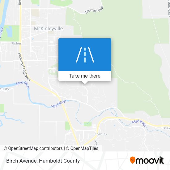 Birch Avenue map