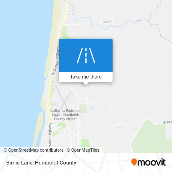 Mapa de Birnie Lane