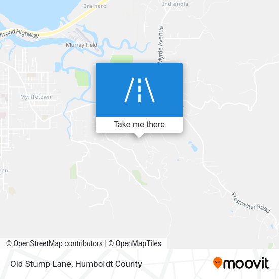Old Stump Lane map