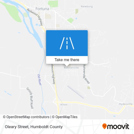 Oleary Street map