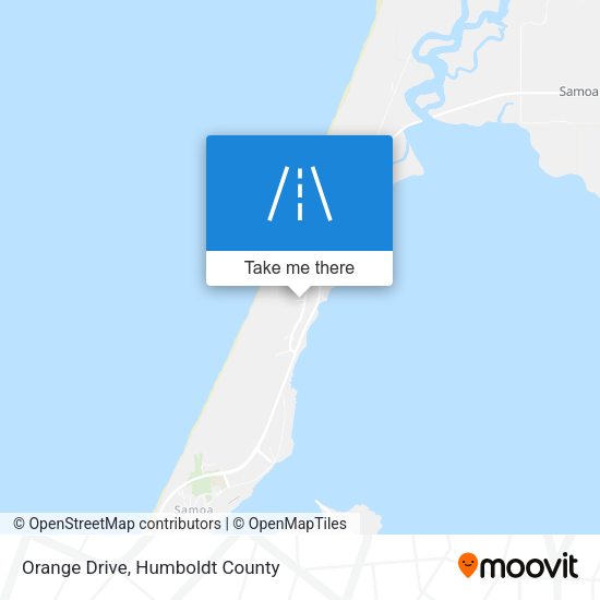 Orange Drive map