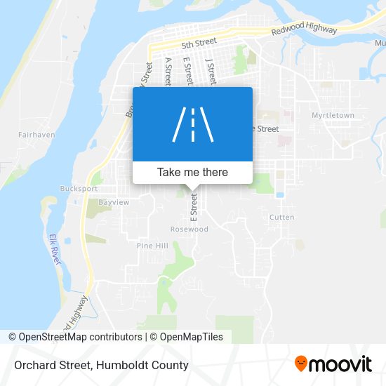 Orchard Street map