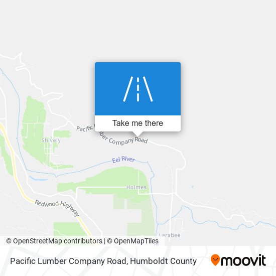 Pacific Lumber Company Road map