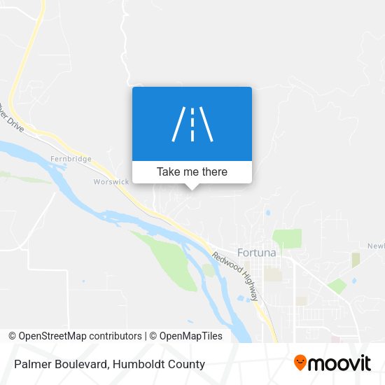 Mapa de Palmer Boulevard
