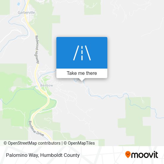 Palomino Way map
