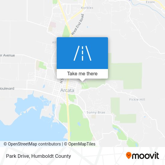 Park Drive map