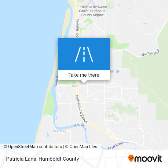 Patricia Lane map