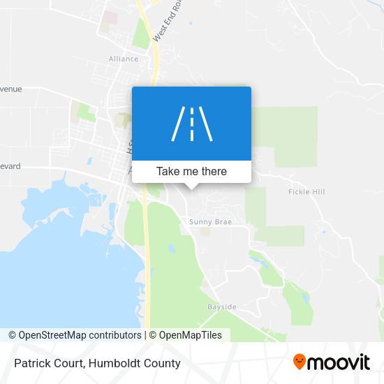 Patrick Court map