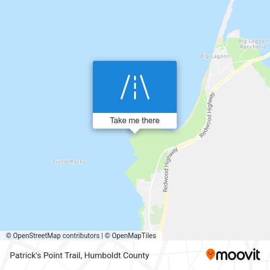 Patrick's Point Trail map