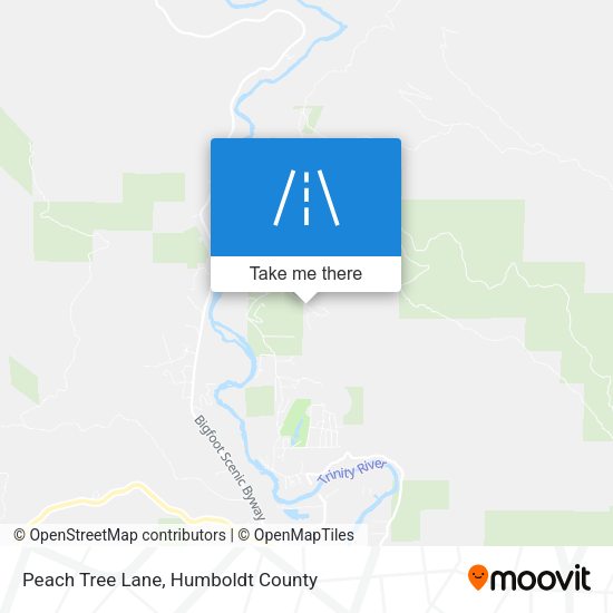 Mapa de Peach Tree Lane