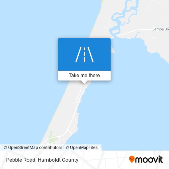 Mapa de Pebble Road