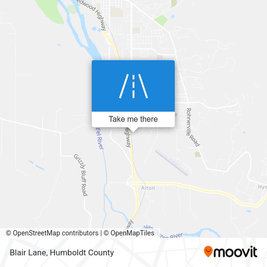 Mapa de Blair Lane
