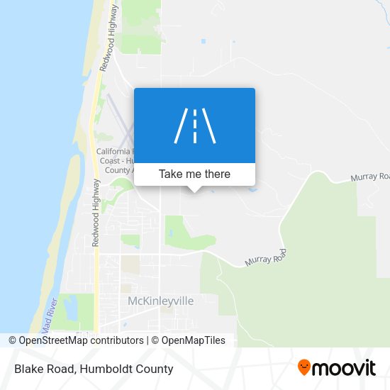 Mapa de Blake Road