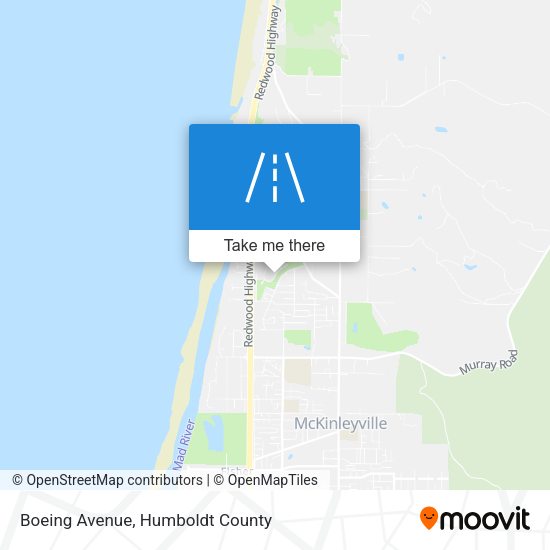 Mapa de Boeing Avenue