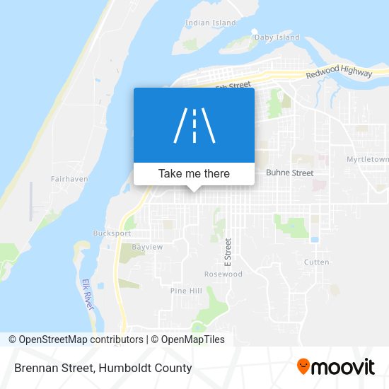 Brennan Street map