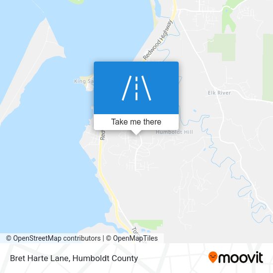 Mapa de Bret Harte Lane
