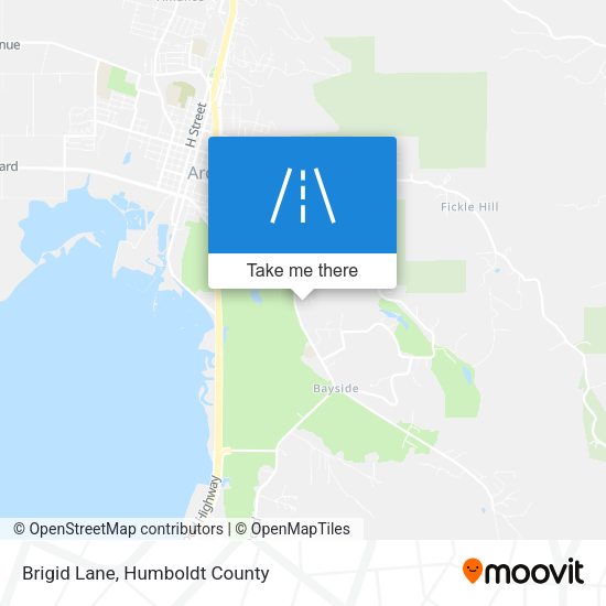 Brigid Lane map