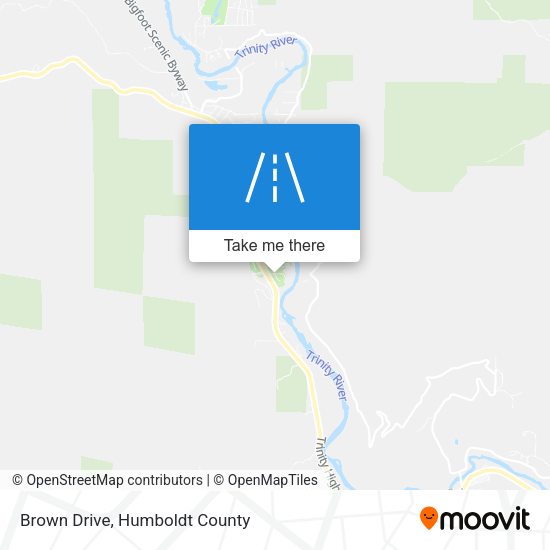 Mapa de Brown Drive