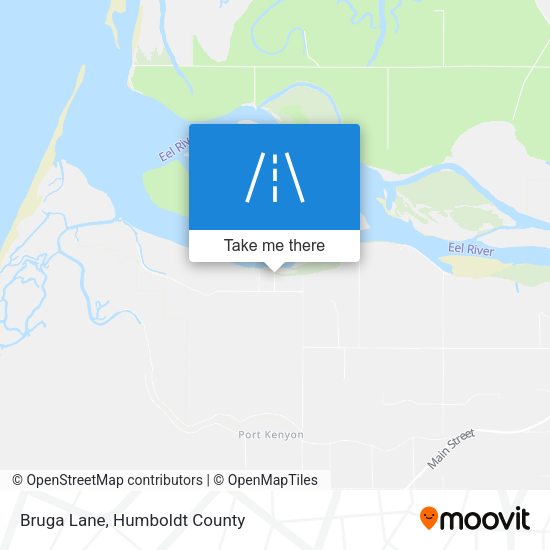 Bruga Lane map