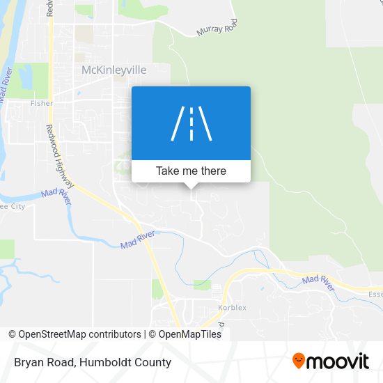 Bryan Road map