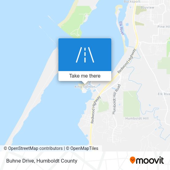Buhne Drive map