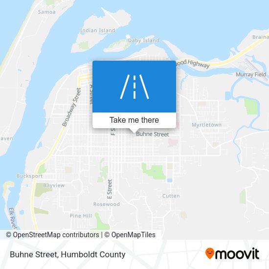 Mapa de Buhne Street