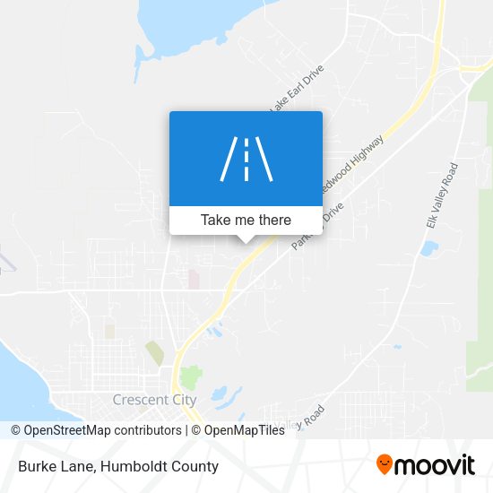 Burke Lane map
